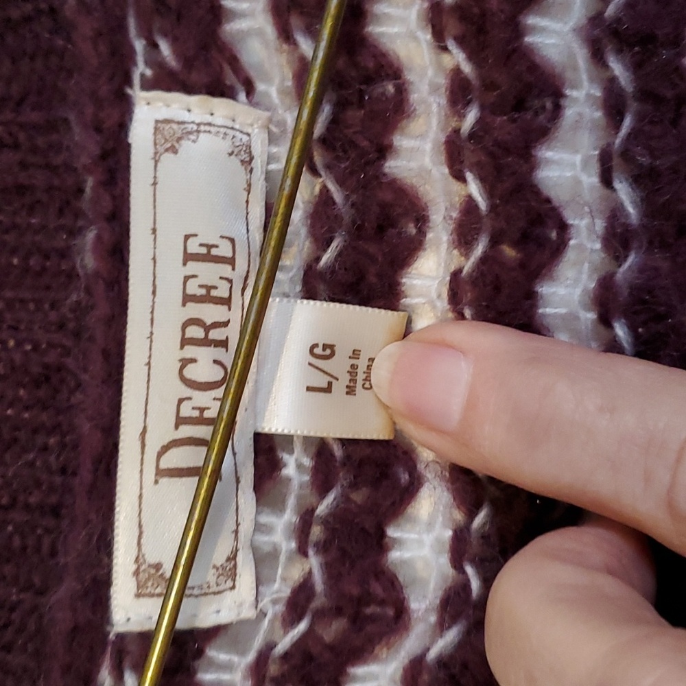 Decree One Button Sweater - image 2